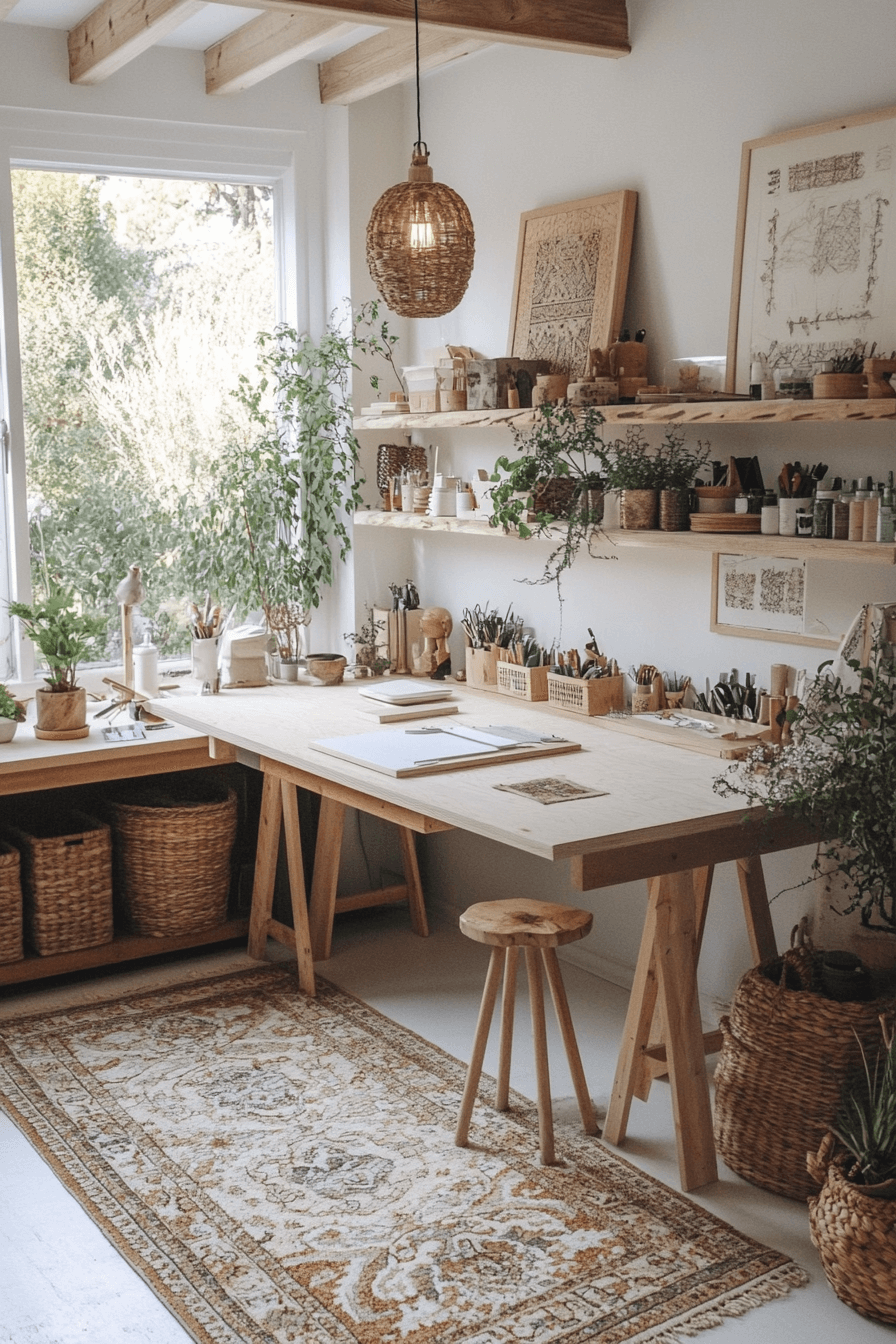 20 organized craft studio