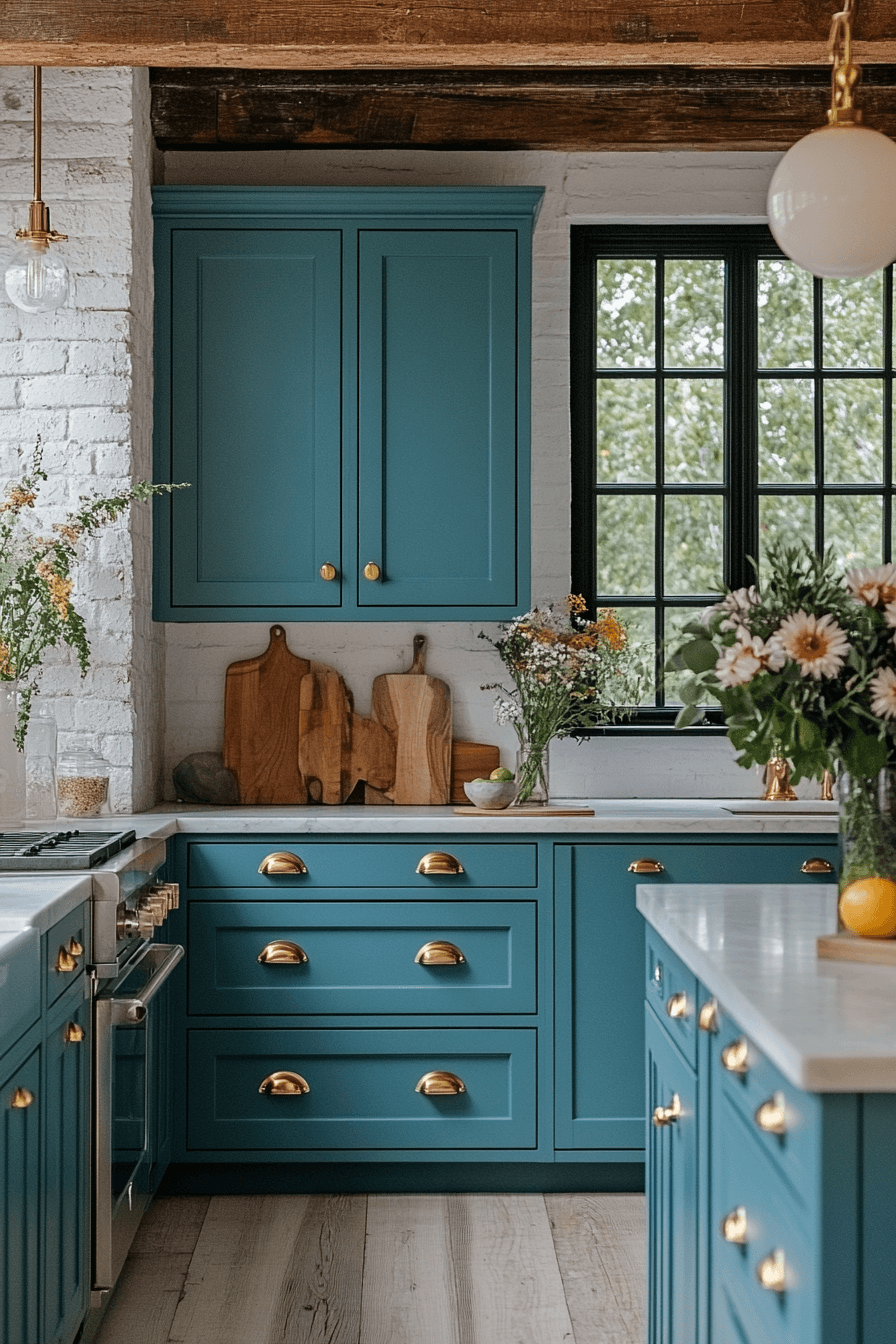 21 elegant teal cabinet style