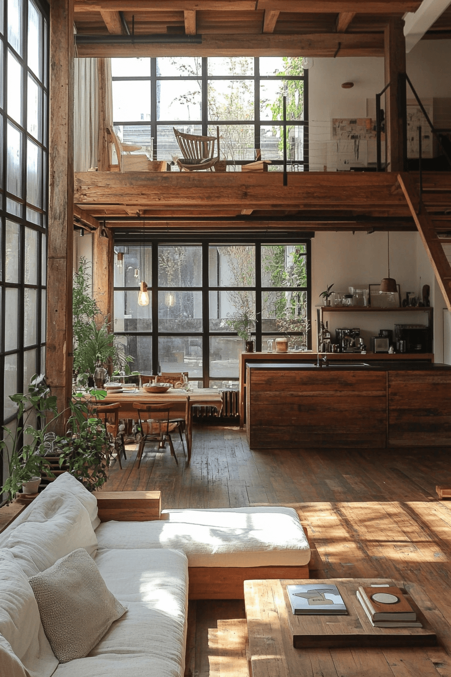21 open timber loft