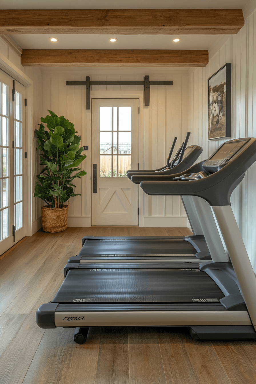 21 warm workout space