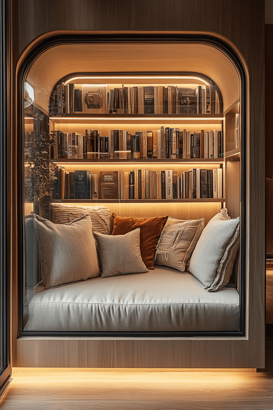 23 window front bookcases