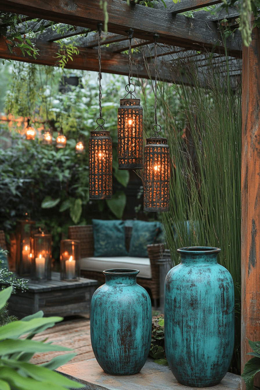 25 copper garden glow