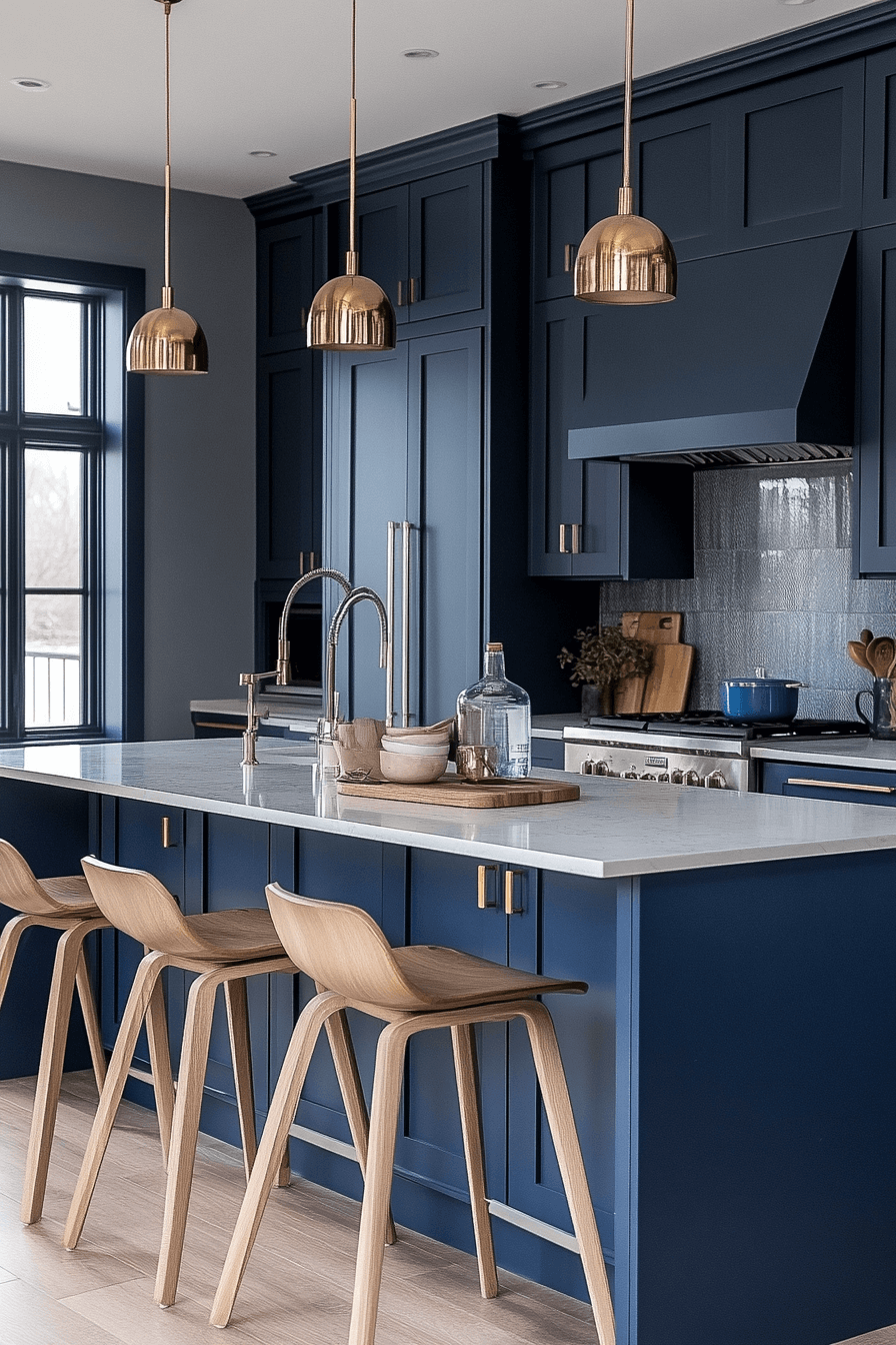 25 indigo luxe kitchen look