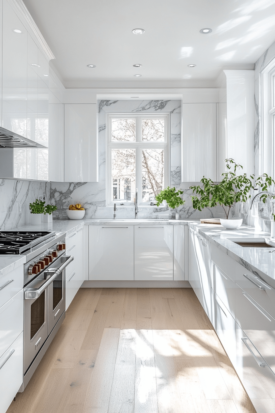 27 porcelain white clean cabinets