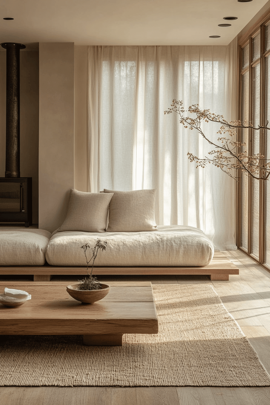 3 quiet light living room