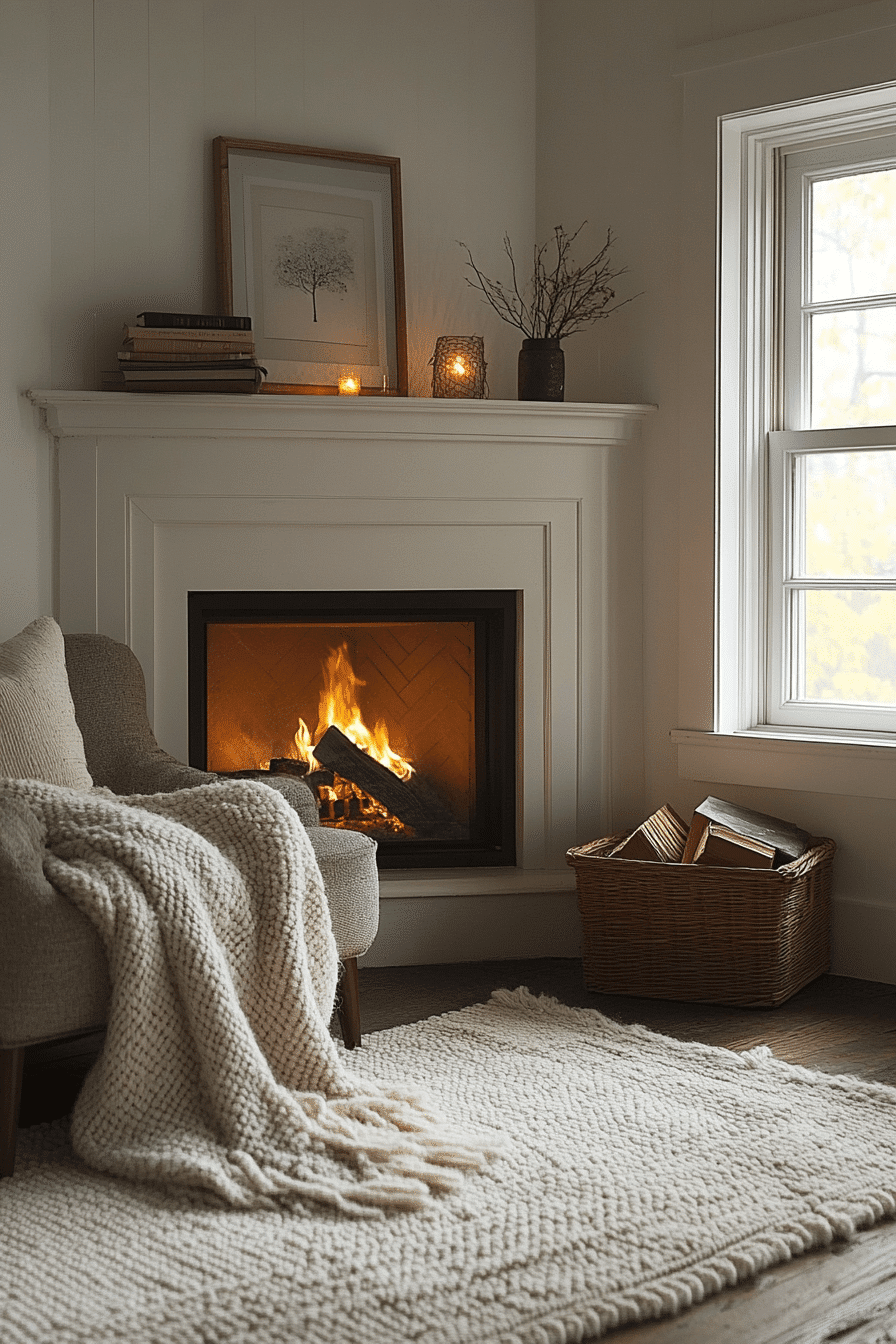 5 cozy corner fireplace style