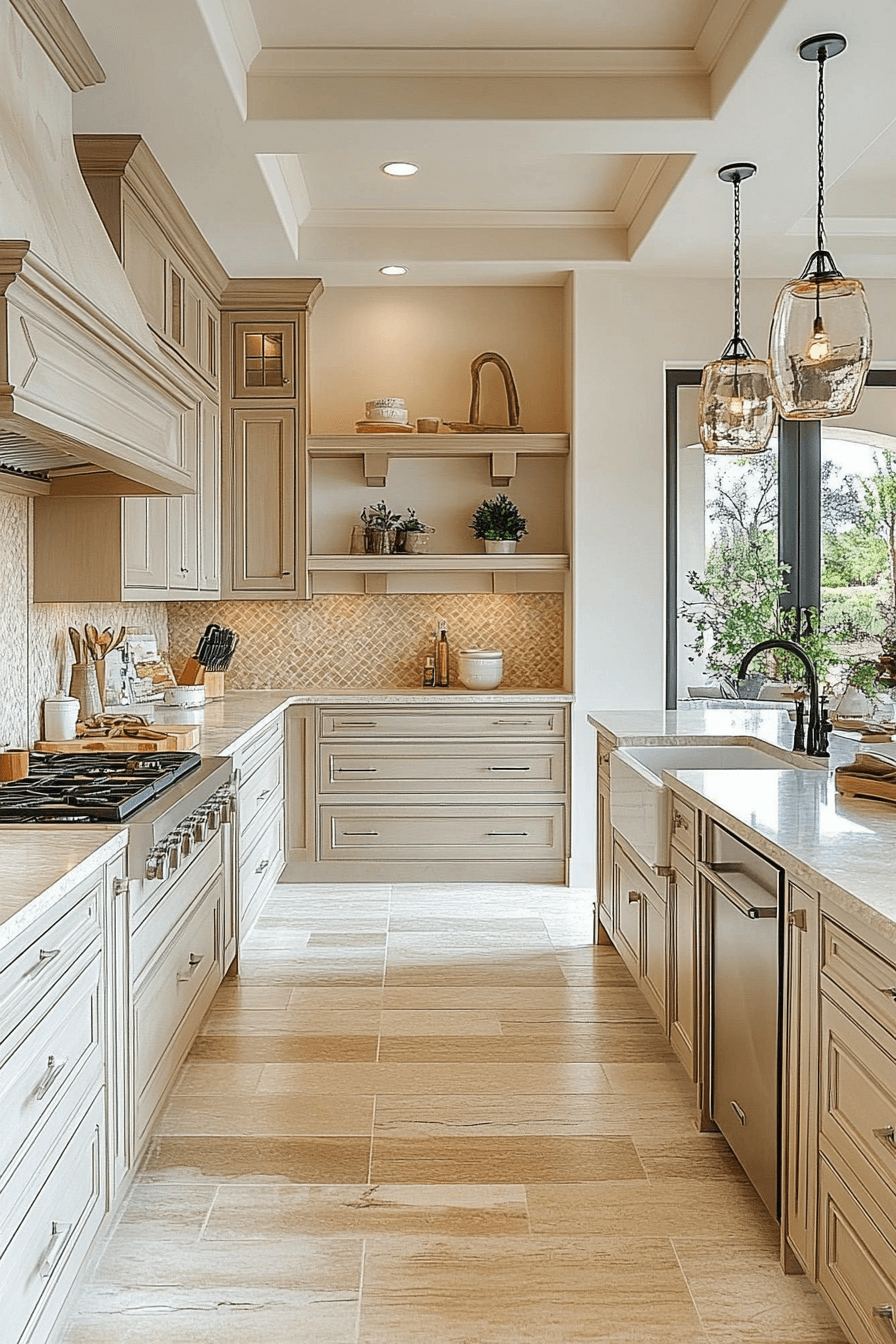 7 sandy warm kitchen tone