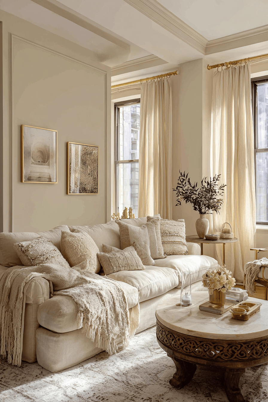 1 cream antique vintage retreat