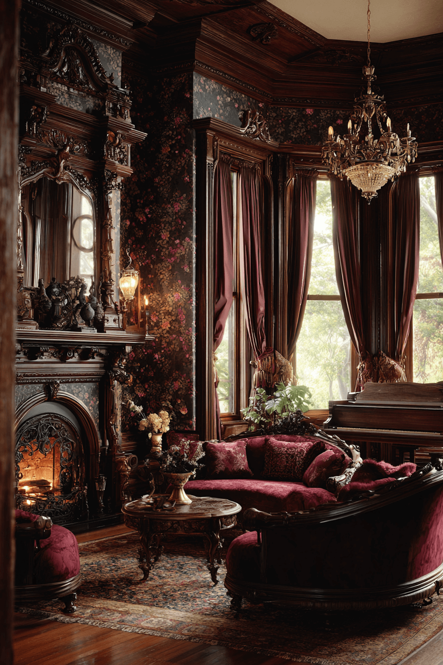 1 victorian classic living room