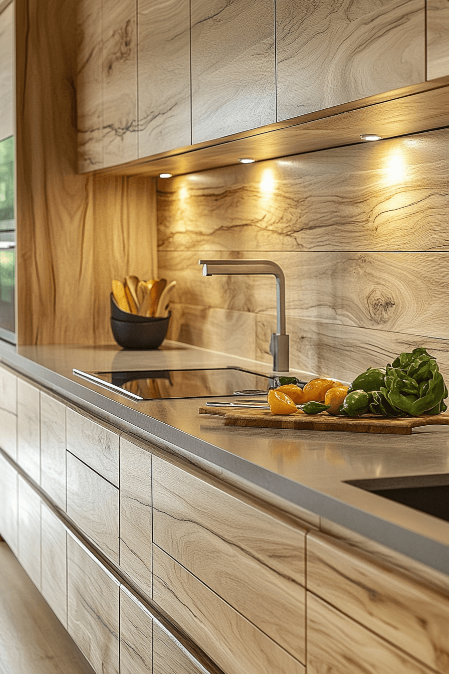 10 sleek flat front hickory