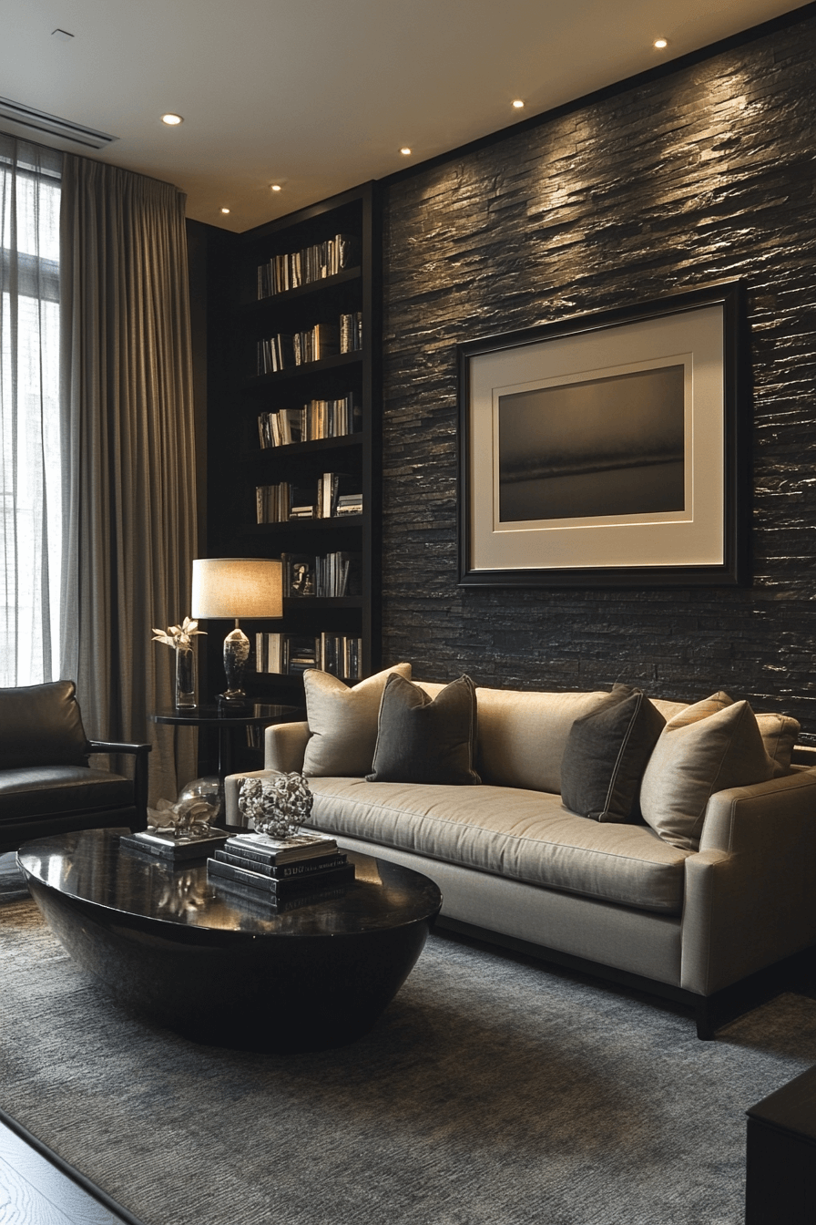 10 stylish modern dark grey living room