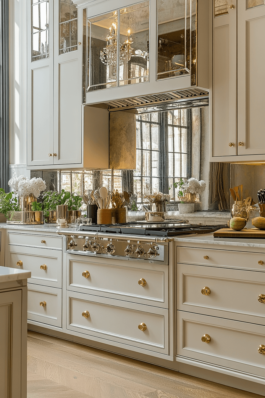 10 vintage reflective backsplash