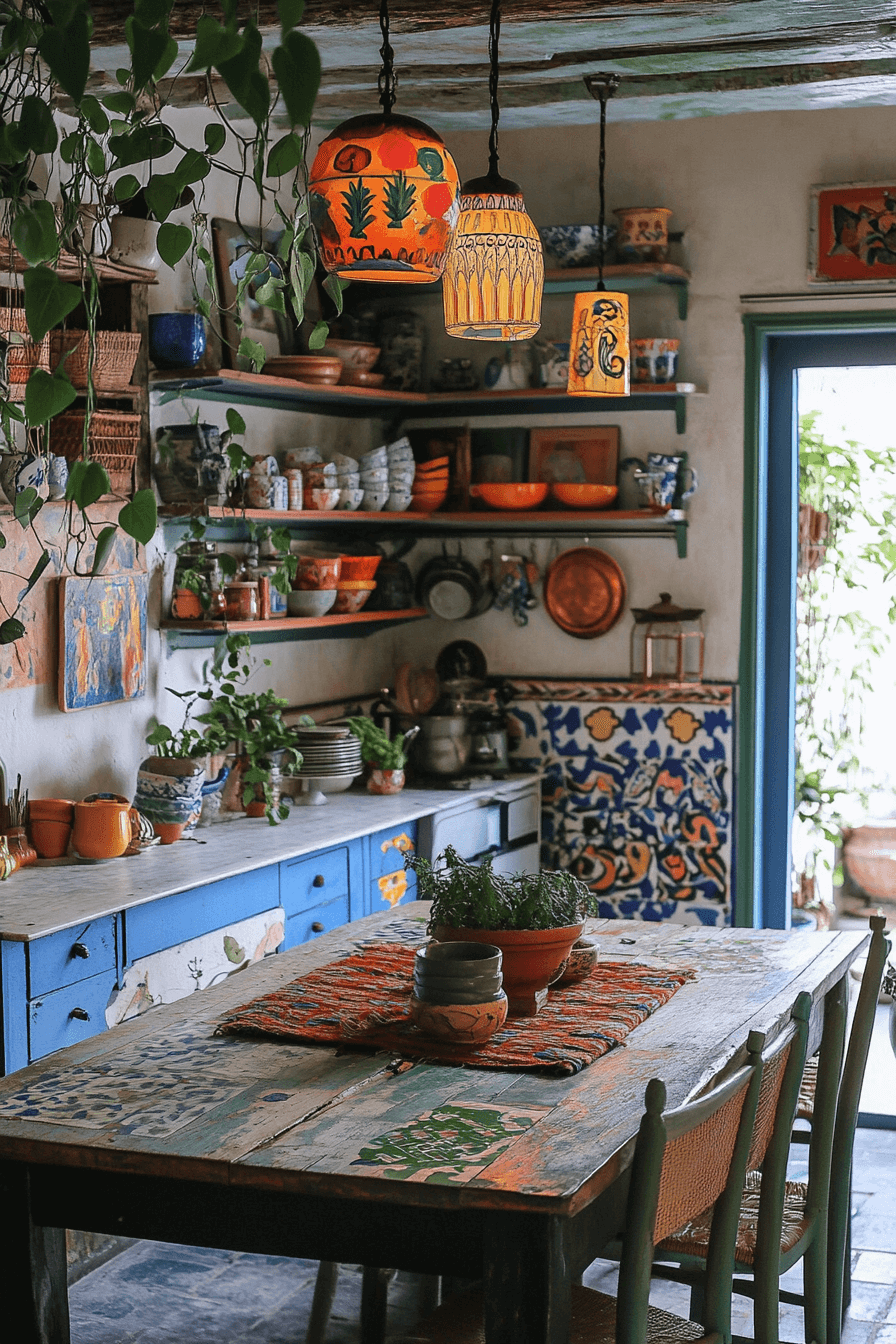 11 bohemian antique kitchen flair