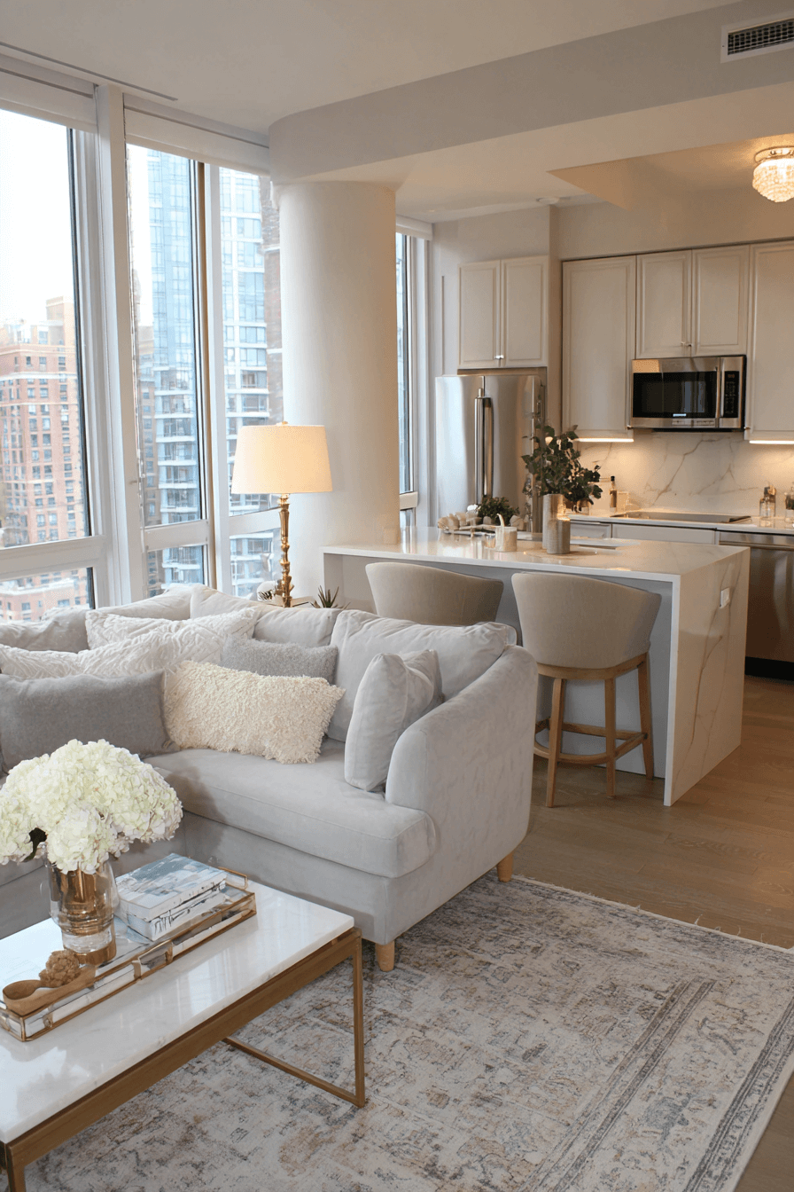 11 chic open concept apartment