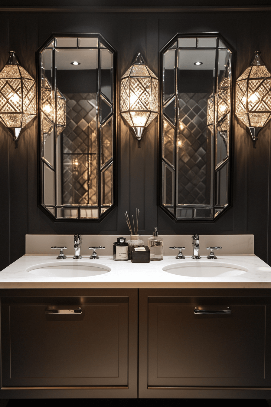 11 deco geometry vanity
