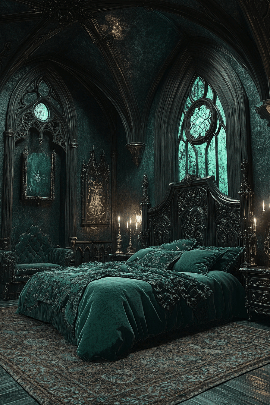 11 gothic romance bedroom style