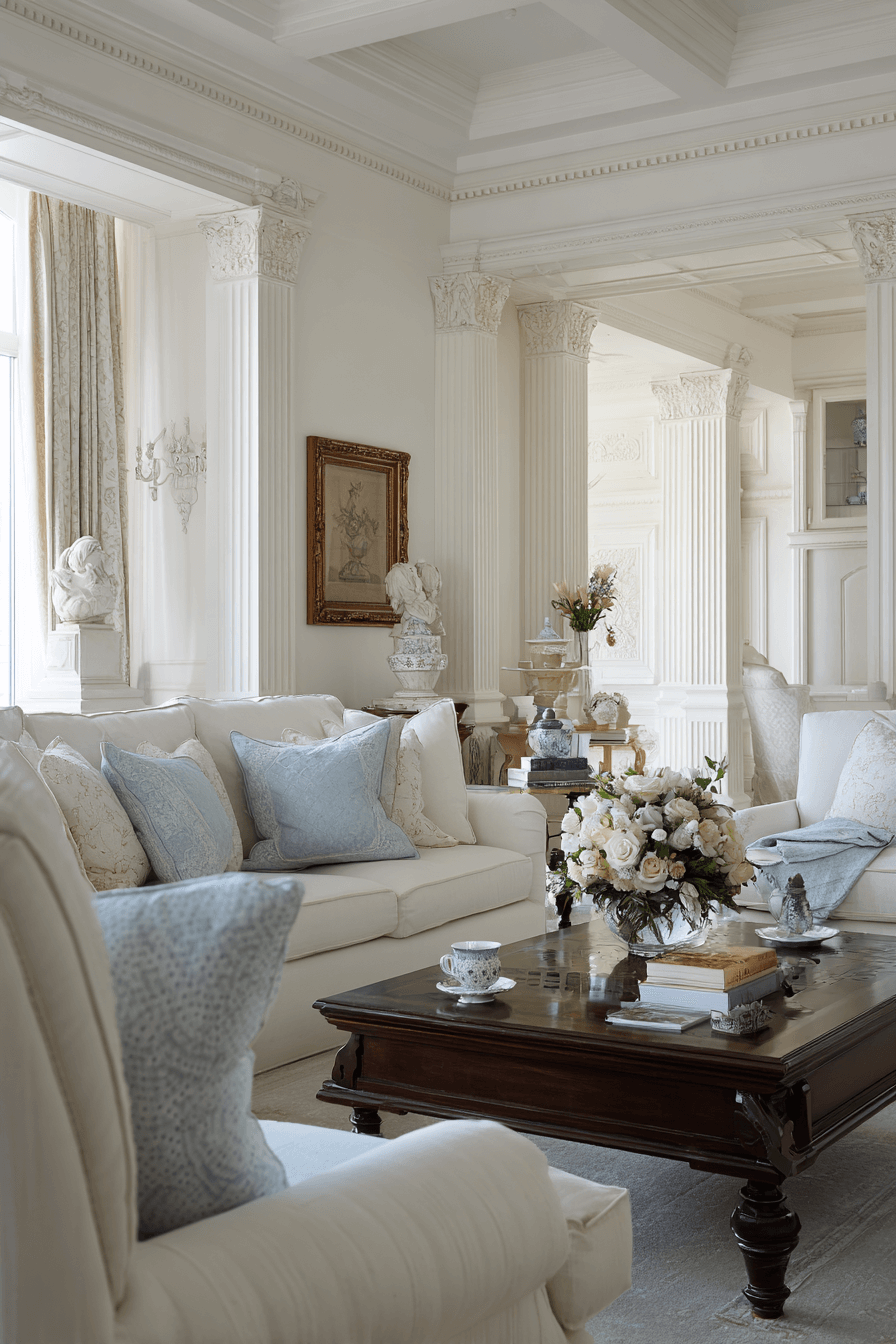 11 neoclassical classic living room