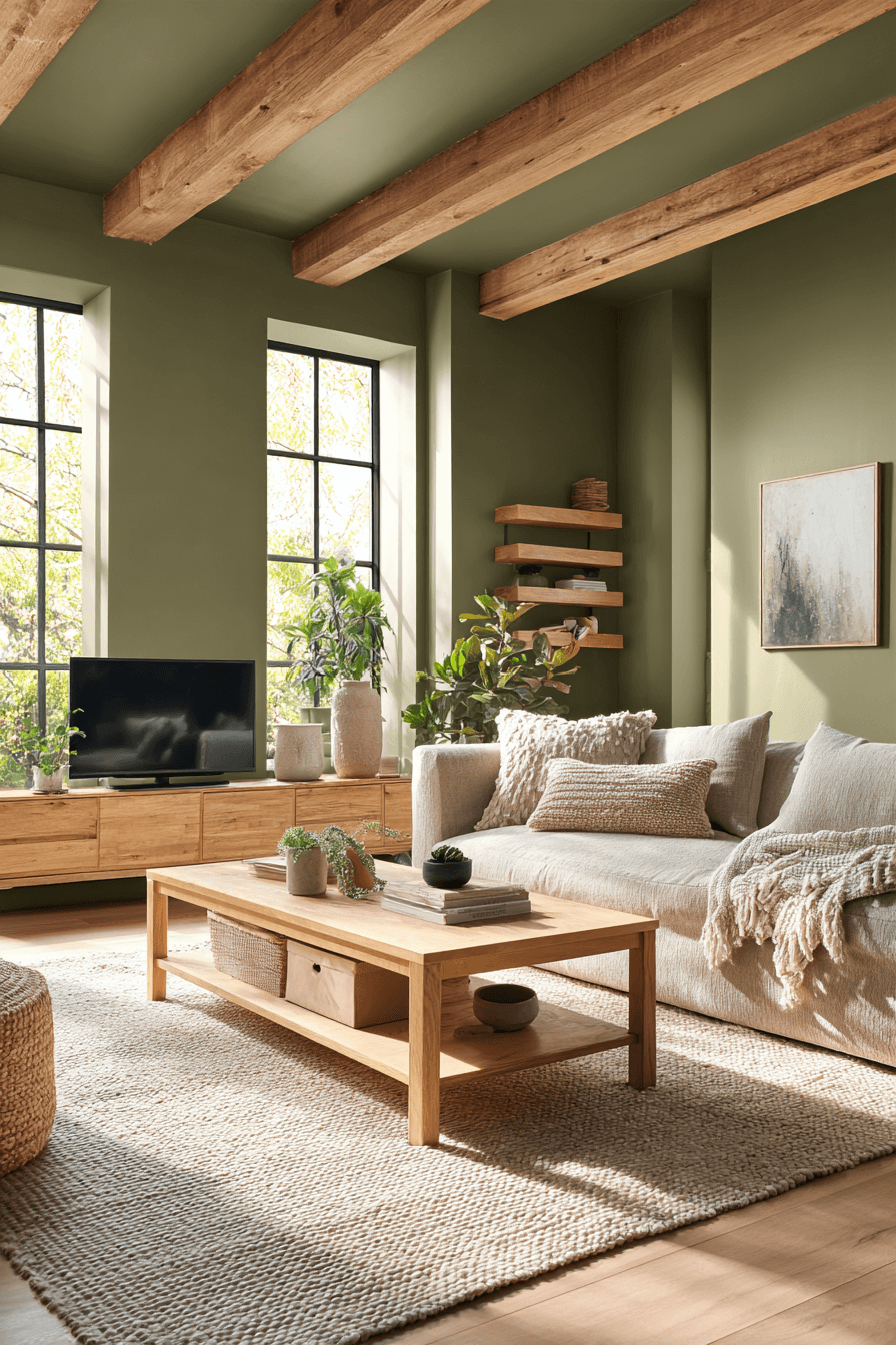 11 olive and walnut living room