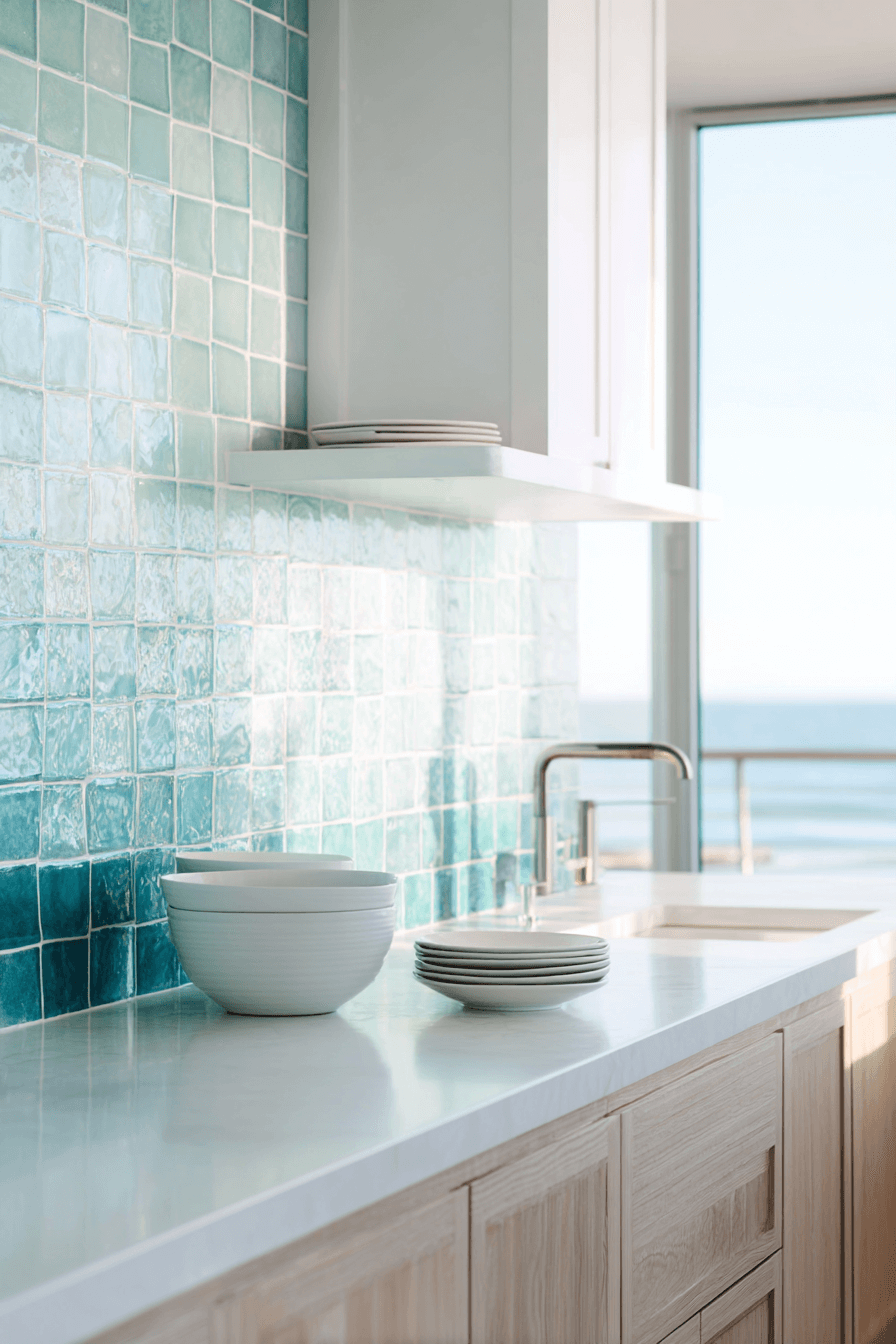 11 tranquil aqua gradient