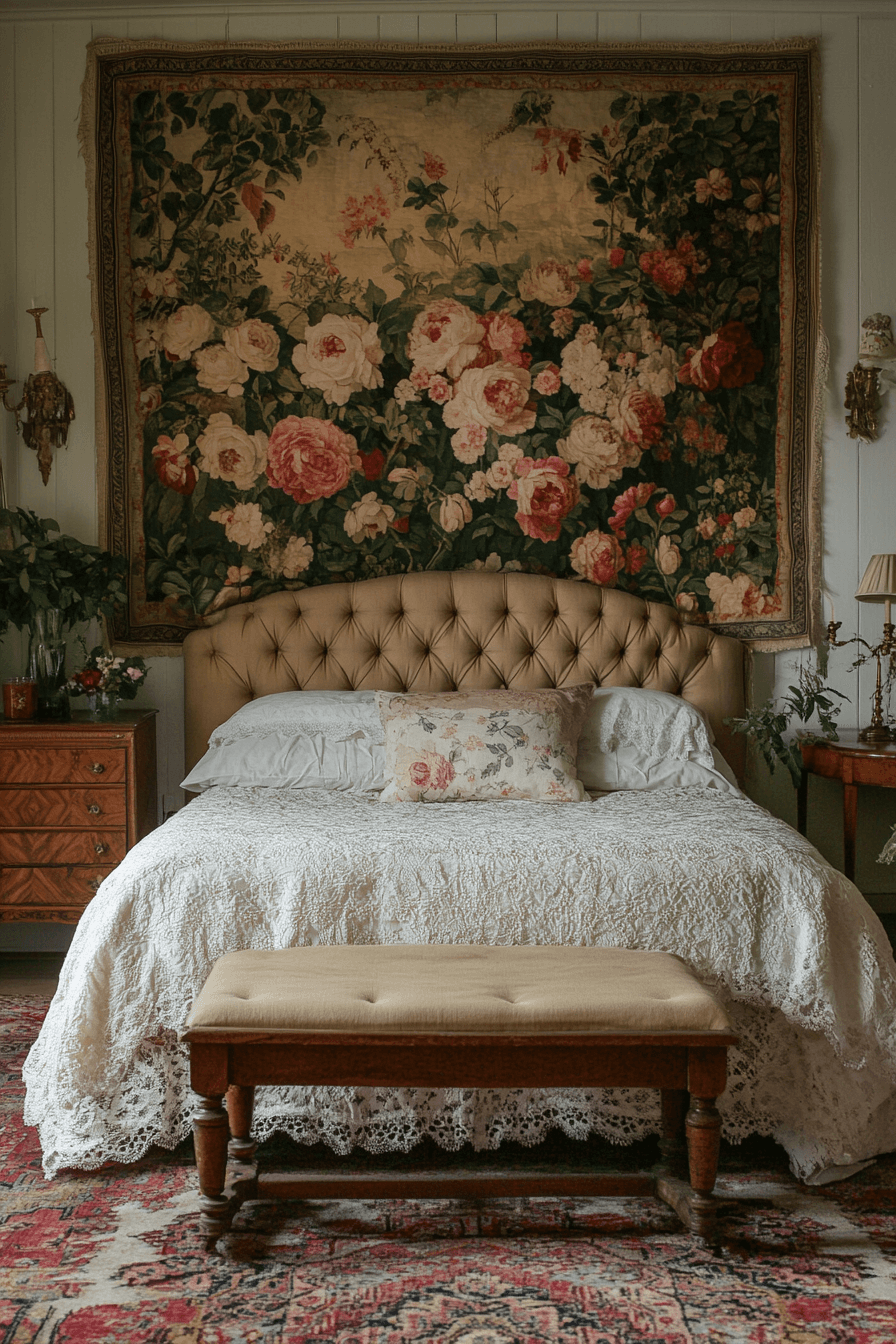 11 woven floral wall