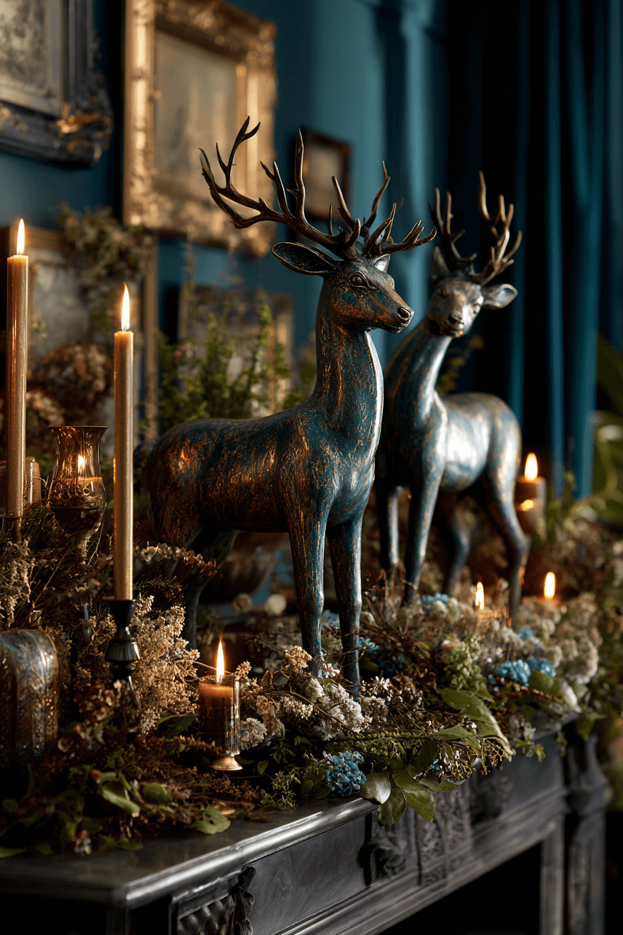 12 aged woodland reindeer