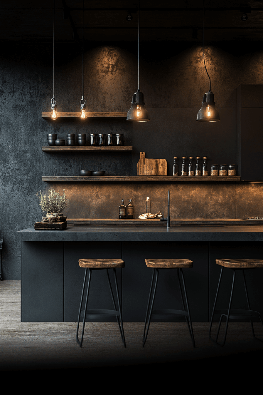 12 industrial grey kitchen edge