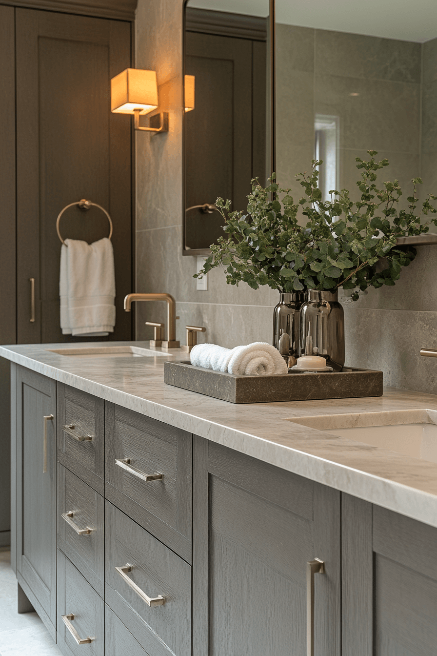 12 refined graphite bathroom