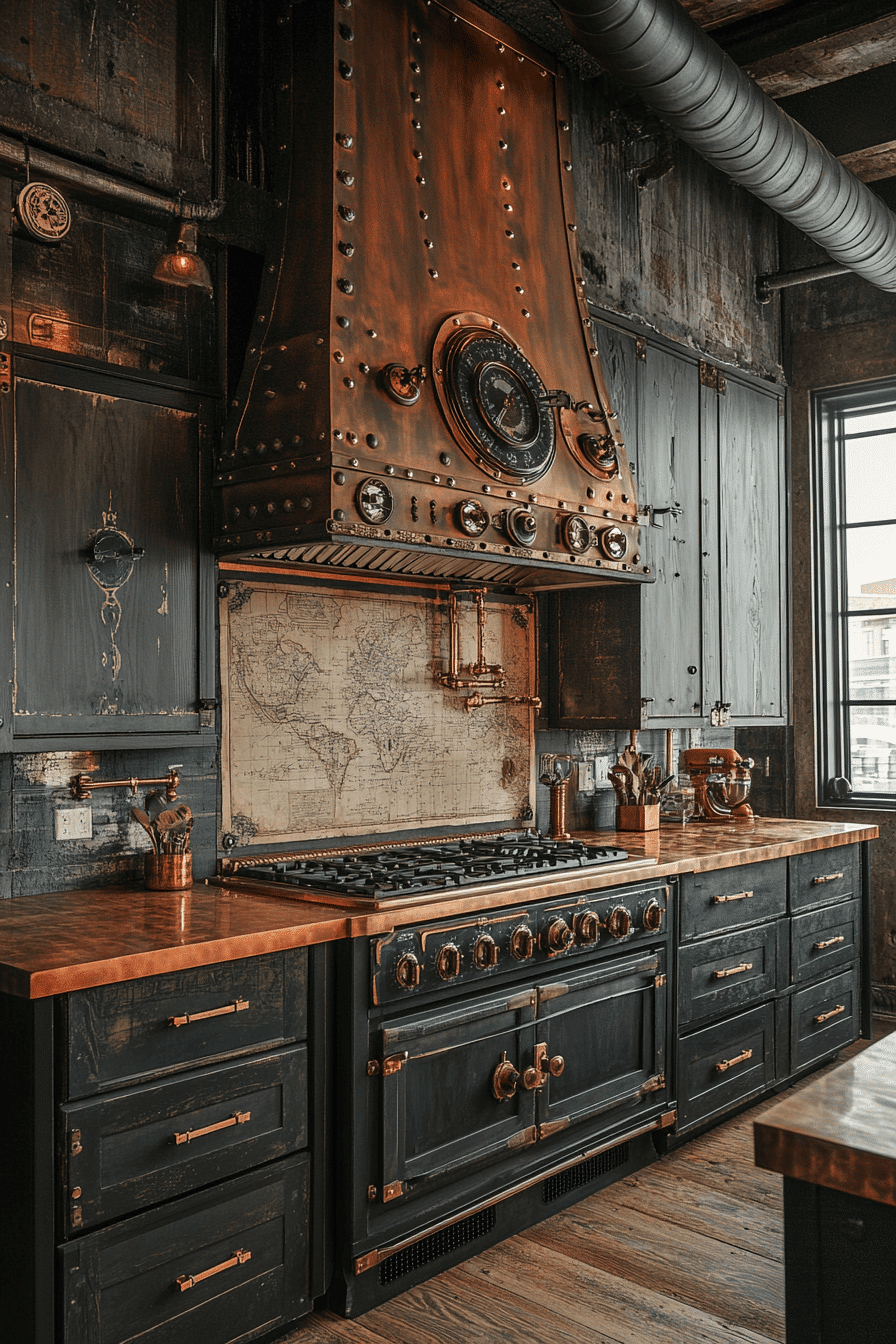 12 steampunk vintage kitchen decor