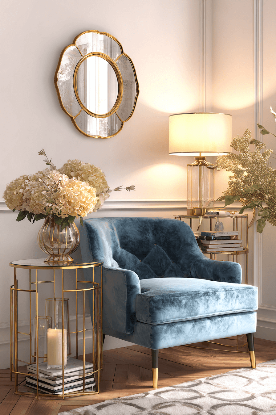 12 subtle glam vintage accent