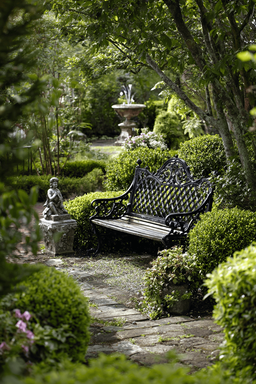 12 vintage outdoor garden accents