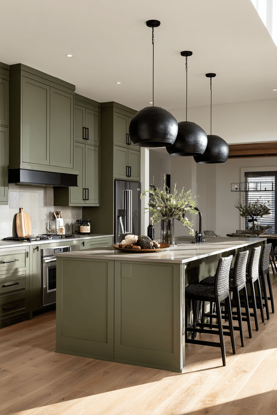 13 black accent olive