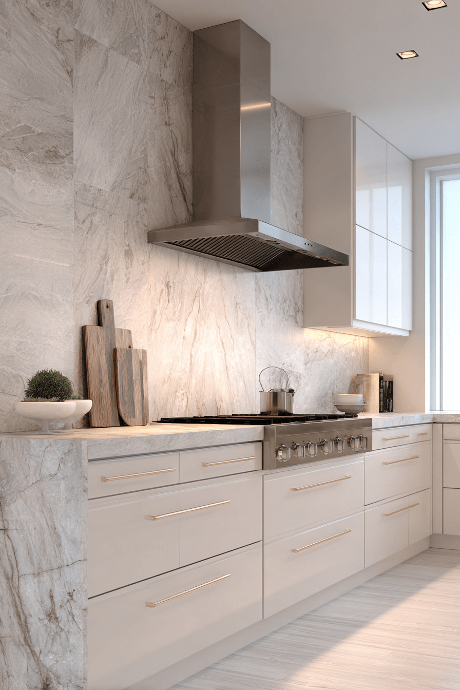 13 flush hood minimalism