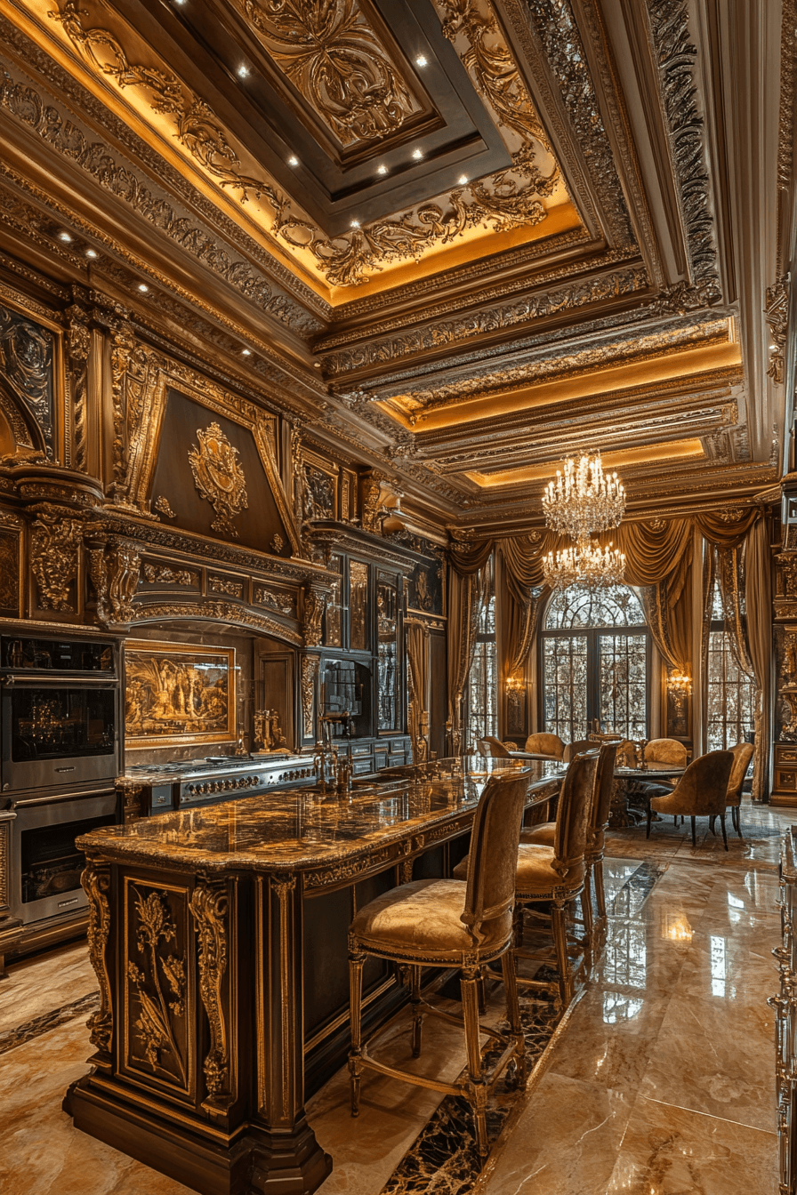 13 gilded age inspired kitchen