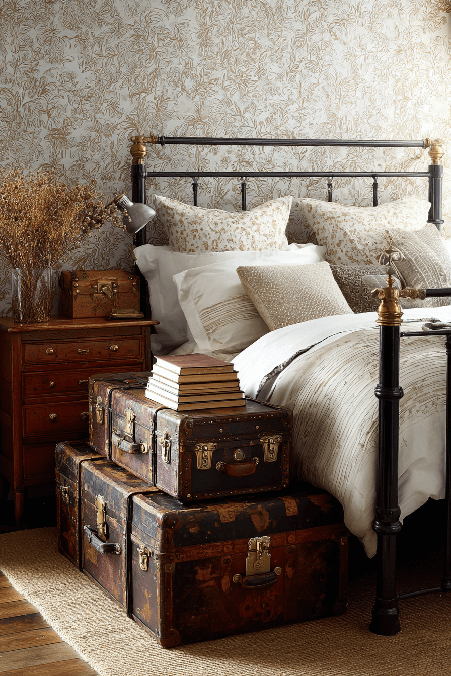 13 leather strap nightstand