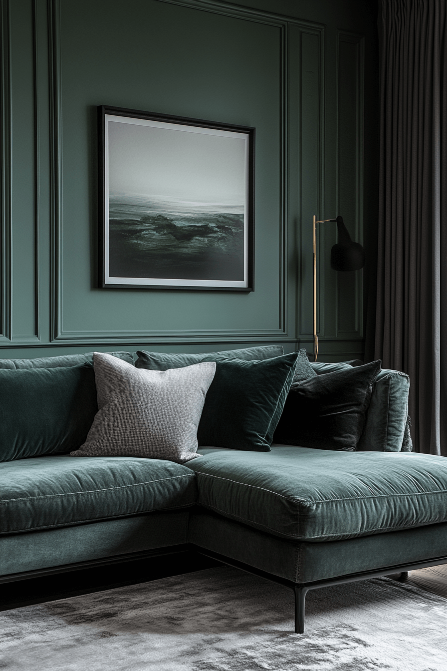 14 bold charcoal sage contrast