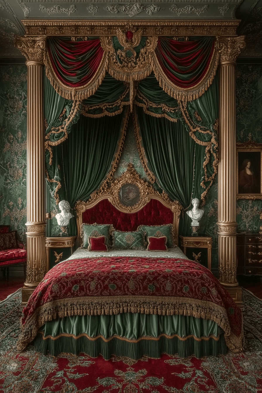 14 empire era bold bedroom