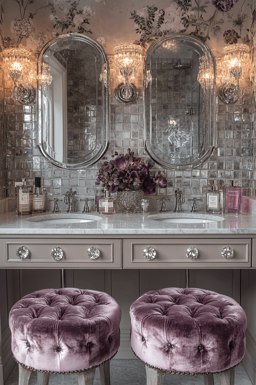 14 reflective glam vanity