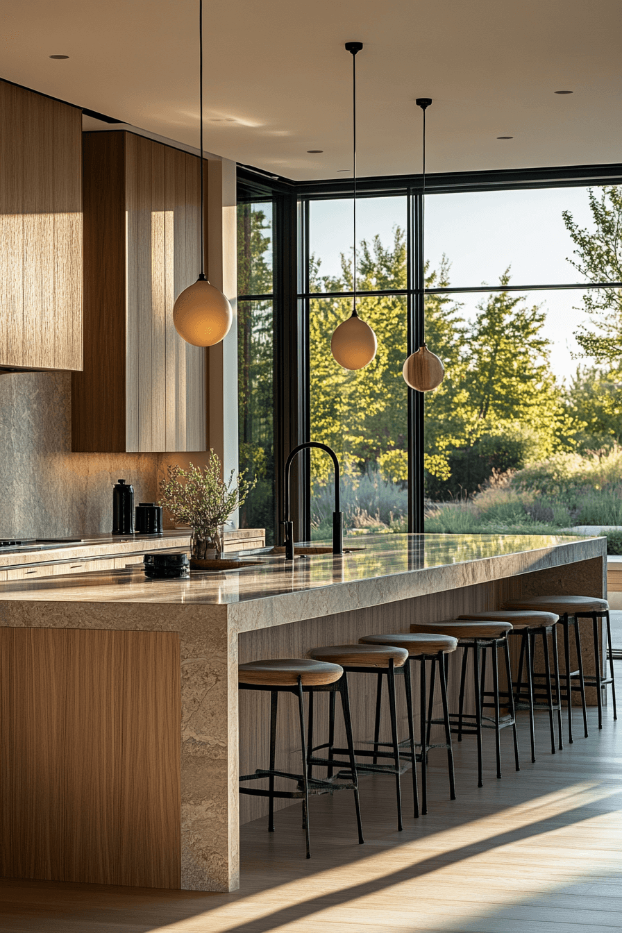 14 sunlit view kitchen