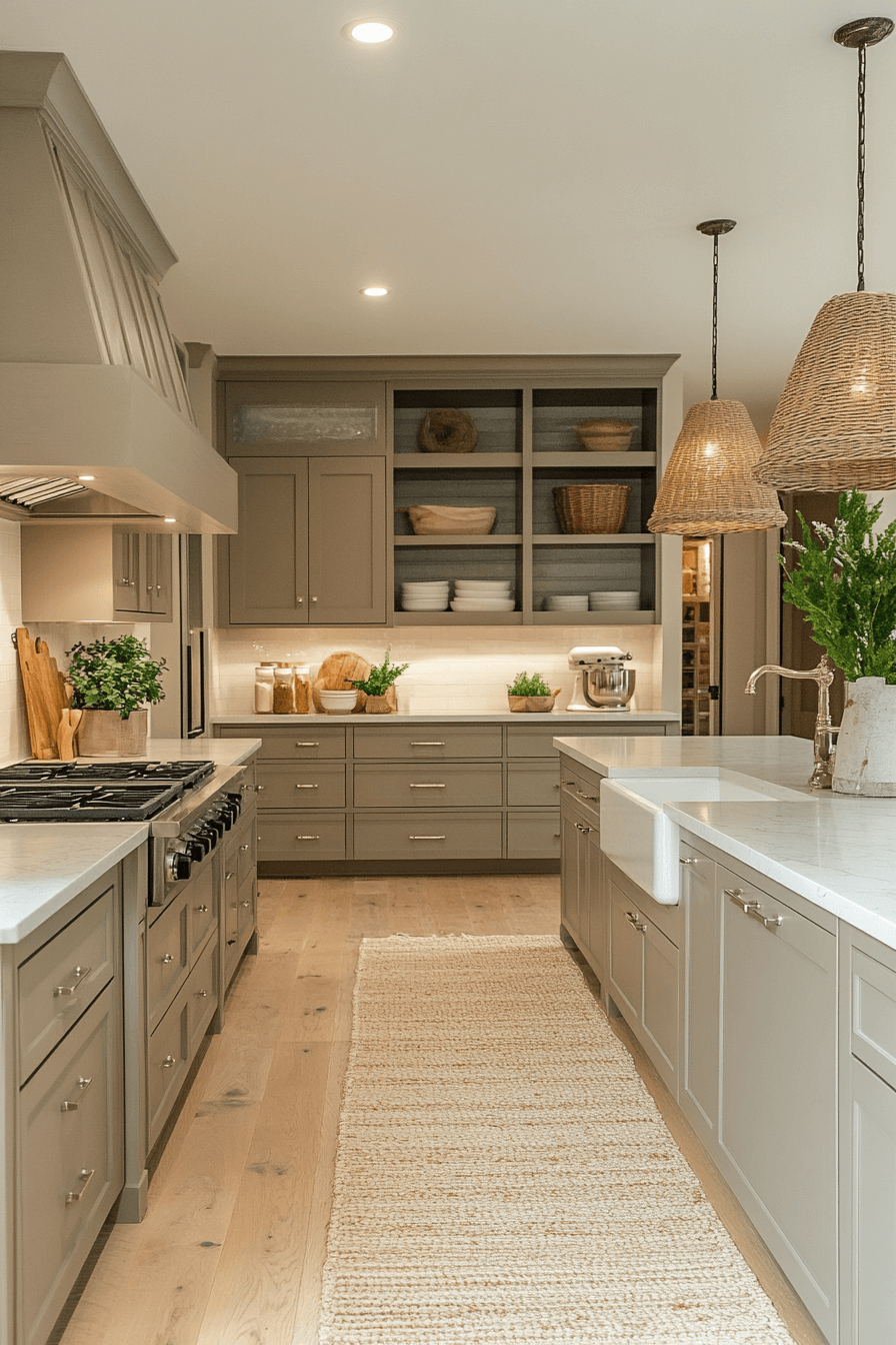 15 grounded taupe kitchen feel