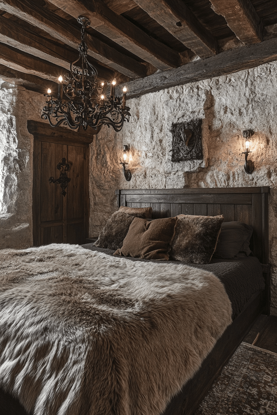 15 medieval rustic bedroom retreat
