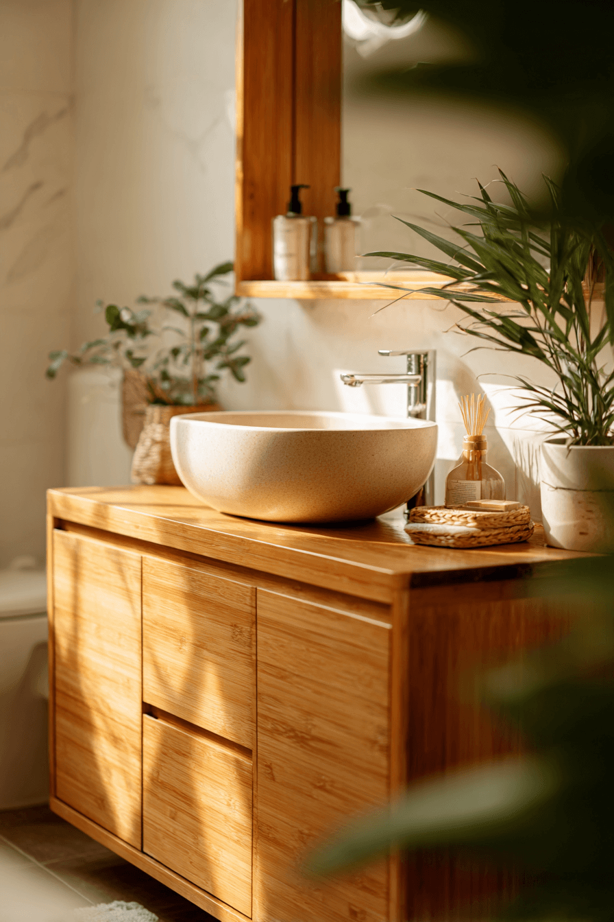 15 sustainable bamboo vanity