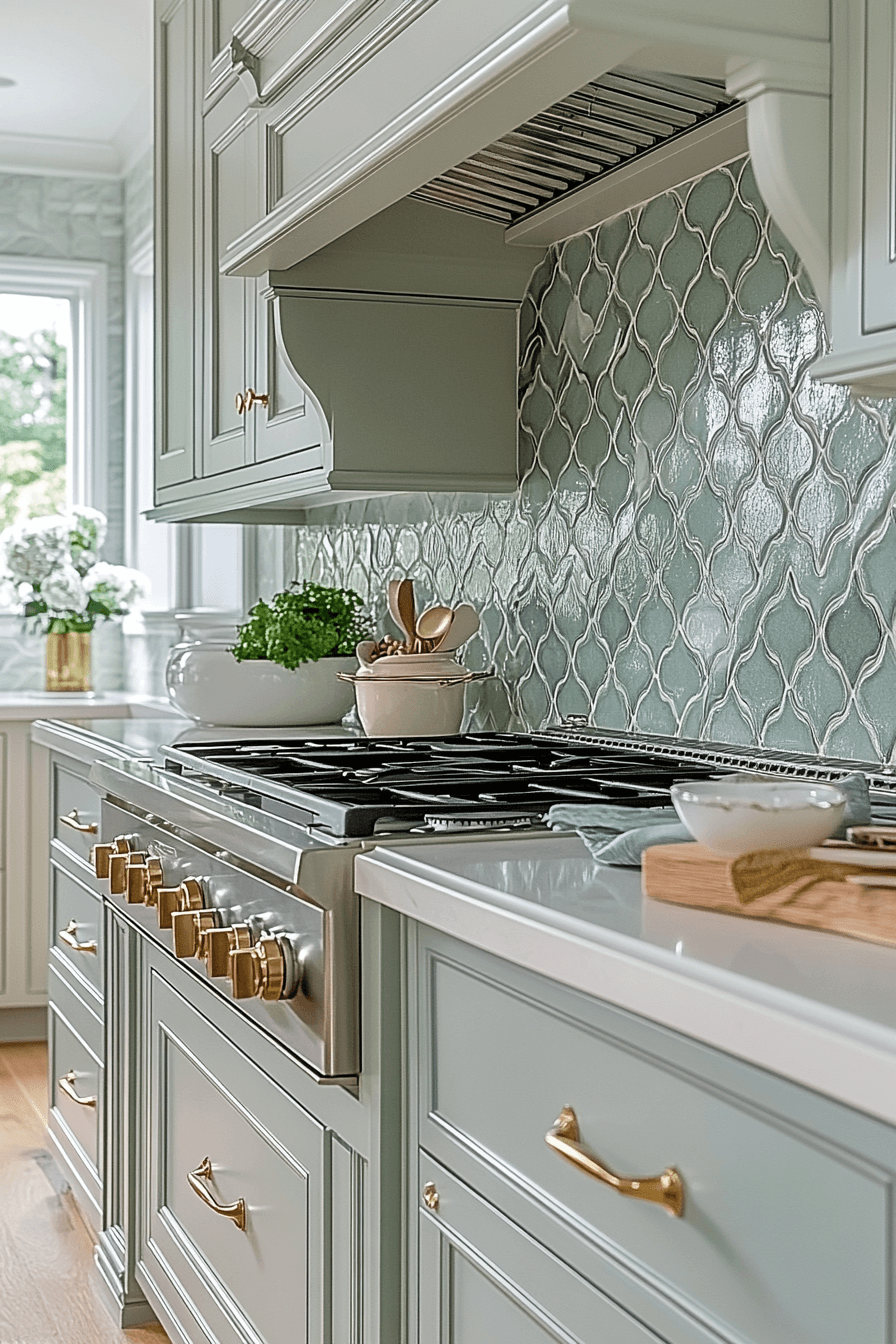 15 textured sage detail