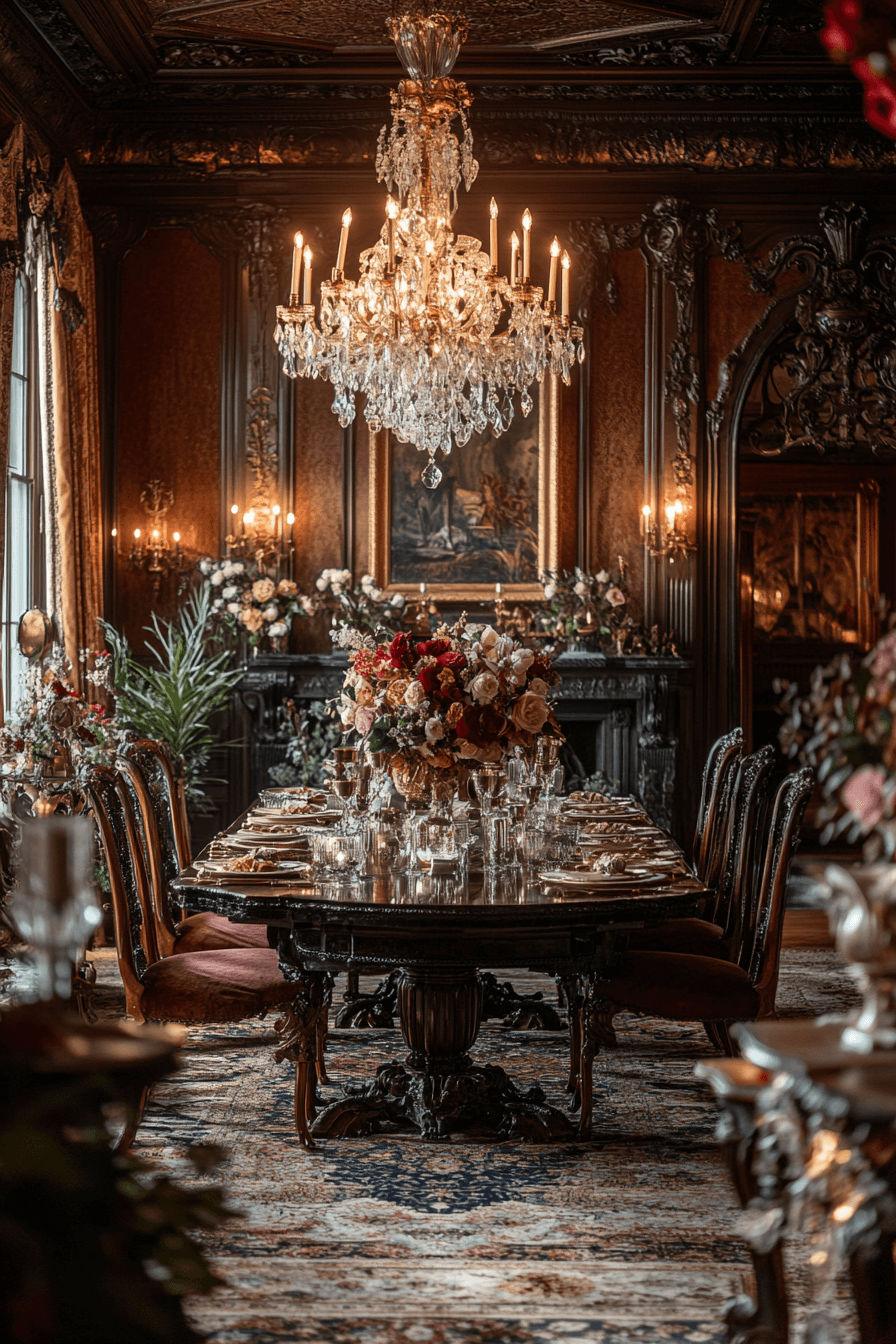 16 gilded era antique dining