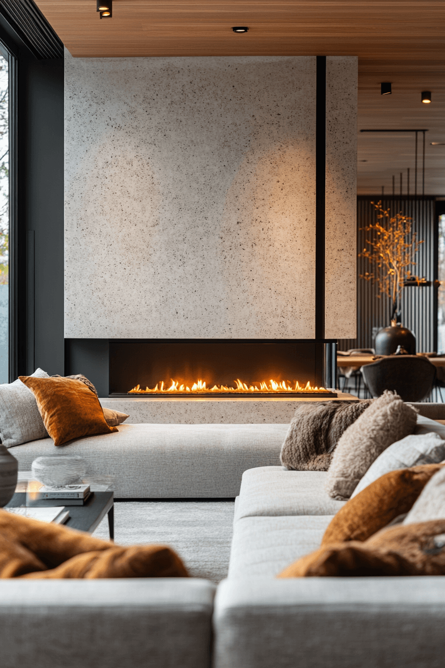 16 linear hearth design