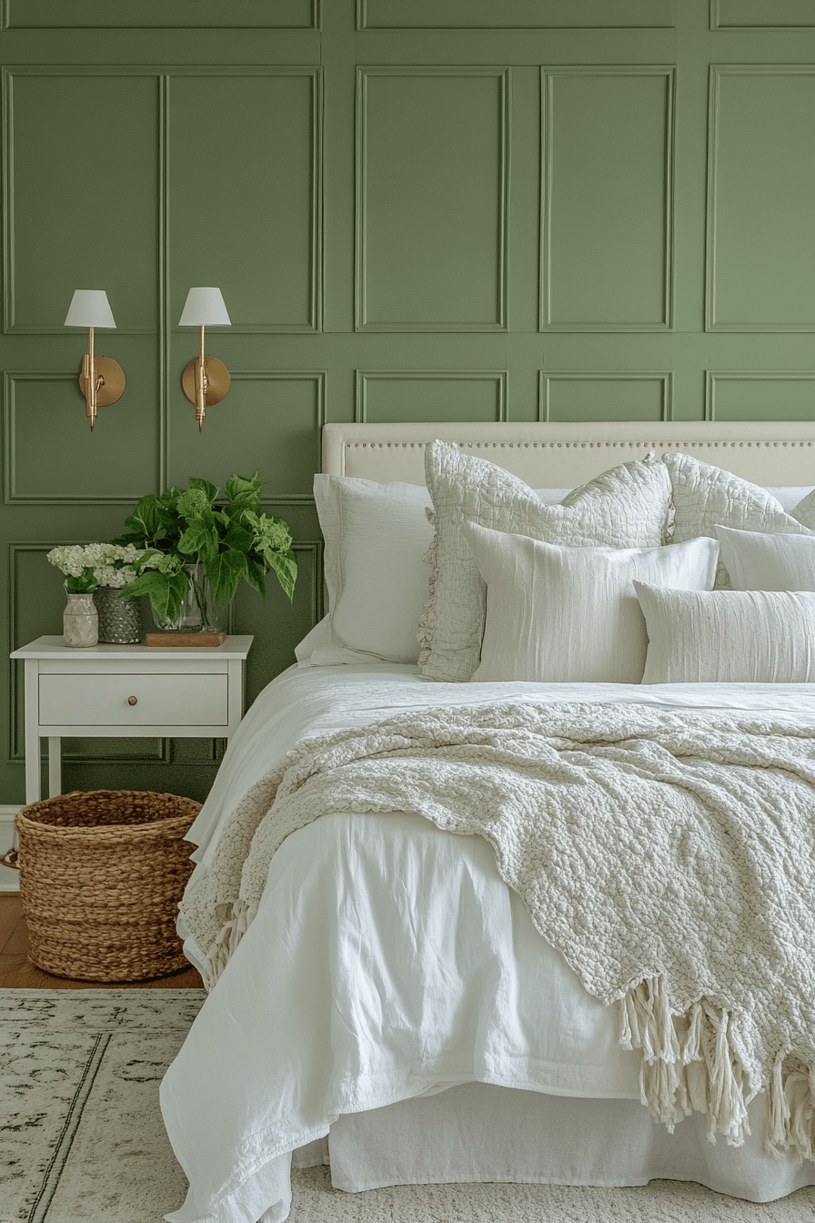 16 paneled sage boutique charm