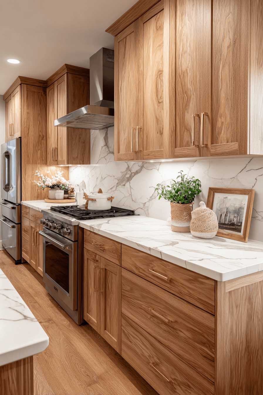 16 warm metal hickory glow