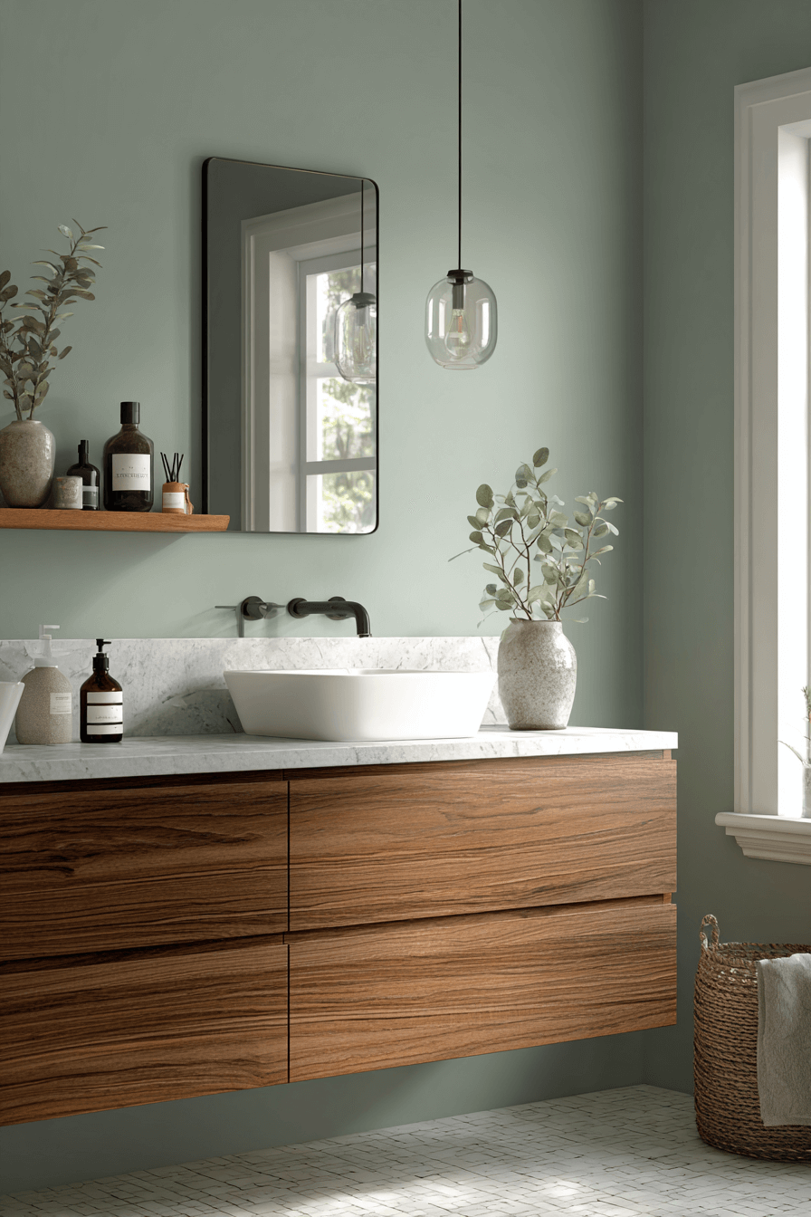 16 wood and green warmth