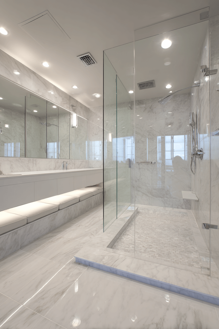 17 curbless shower precision