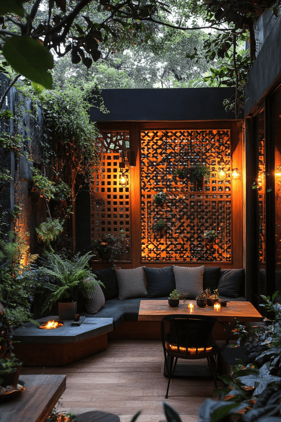 17 private outdoor nook