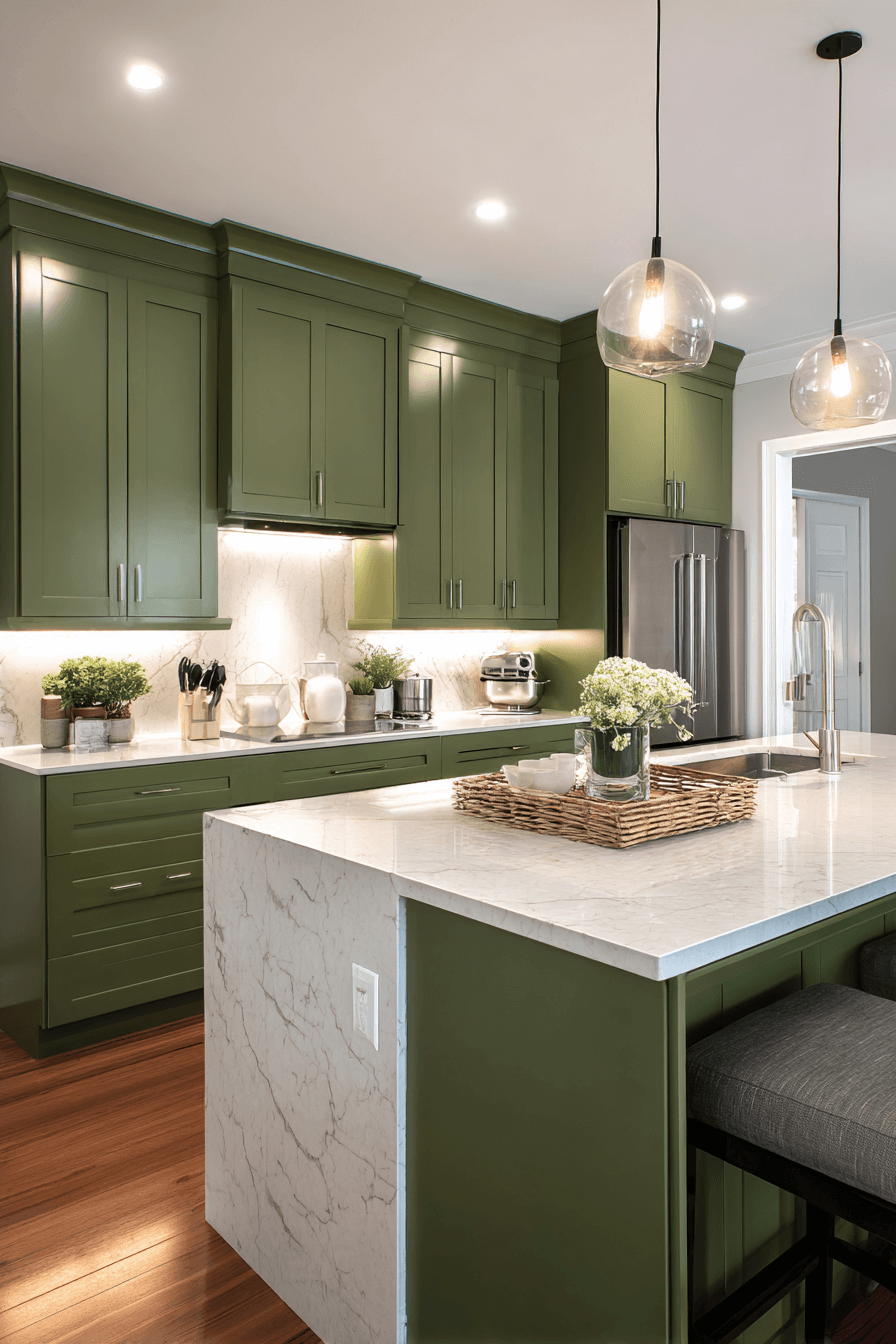 17 quartz and olive pairing